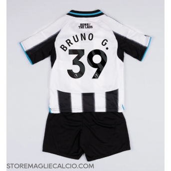 Newcastle United Bruno Guimaraes #39 Maglia Gara Casa Repliche 2025-26 Bambino